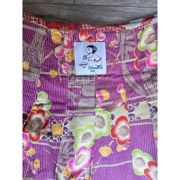 Rebe Layered Floral Skirt Size S Boho Lace Tulle Hem Pleated Statement Unique - Picture 4 of 11